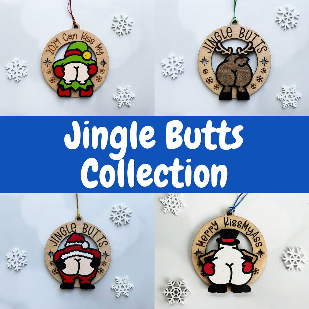 Jungle Butts Christmas Ornaments DIY Craft Kit