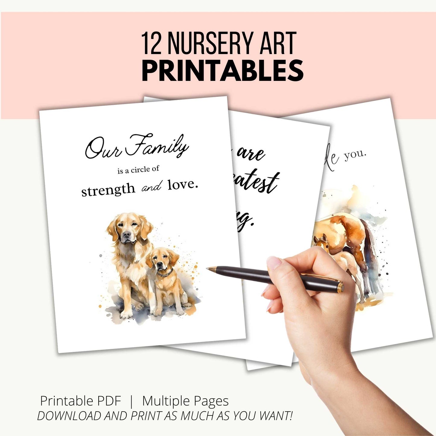 12 Nursery Art Printables