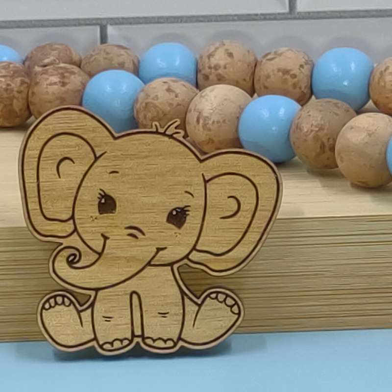 Baby Animal Handcrafted Wood Pocket Hug