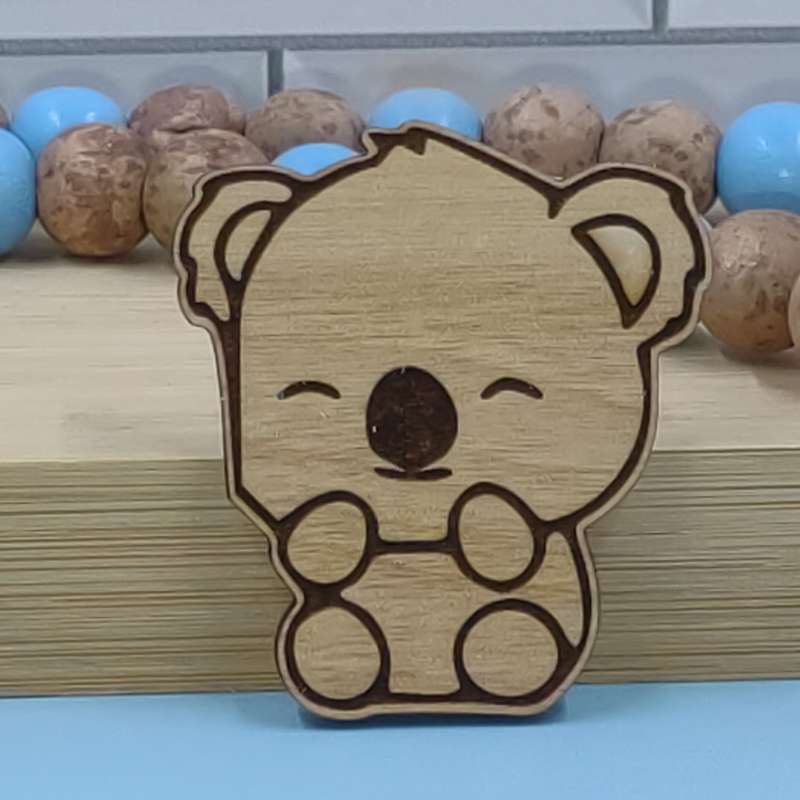 Baby Animal Handcrafted Wood Pocket Hug