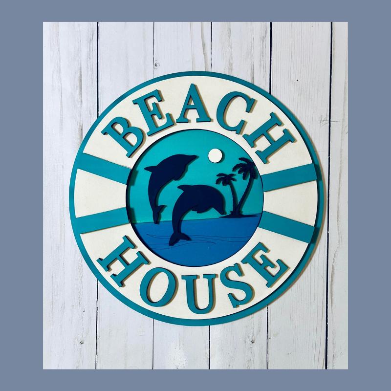 Beach House Laser-Cut DIY 3D Craft Kit