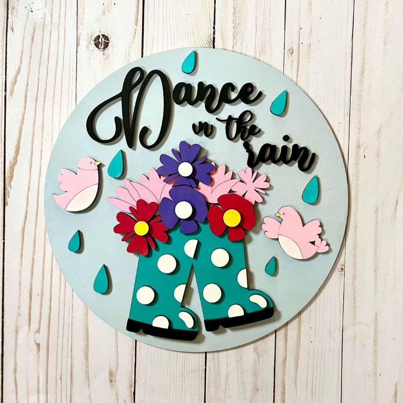 Dance in the Rain Laser-Cut DIY 3D Craft Kit