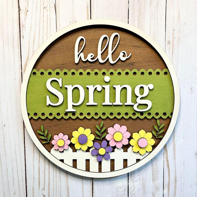 Hello Spring Laser-Cut DIY 3D Craft Kit