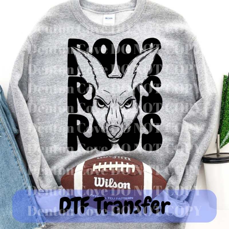 Stacked Mascot Roos - DTF Transfer