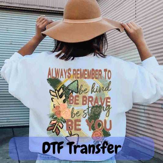 Boho Be Kind - DTF Transfer