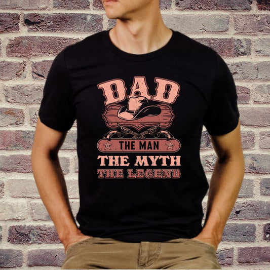 Dad. The Man. The Myth. The Legend.  - Short Sleeve T-Shirt