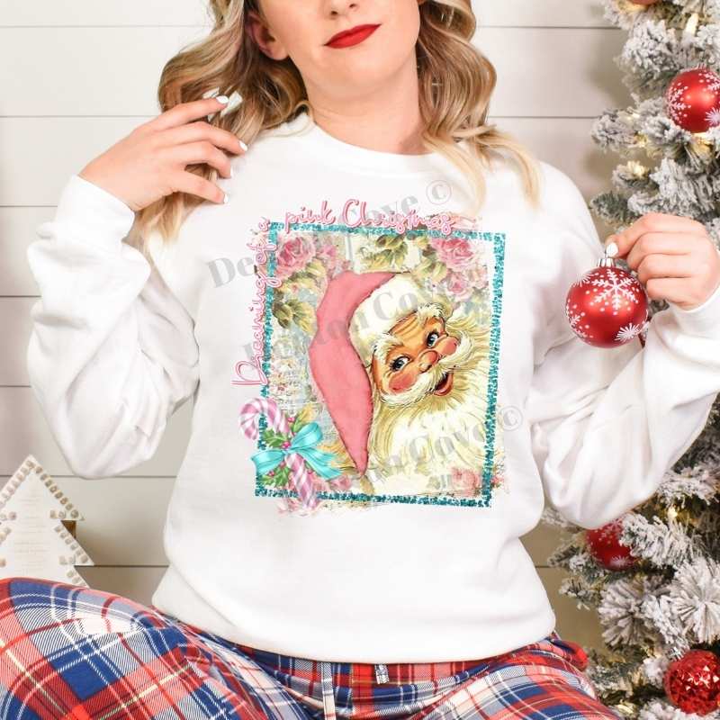 Dreaming of a pink Christmas - Crewneck Sweatshirt