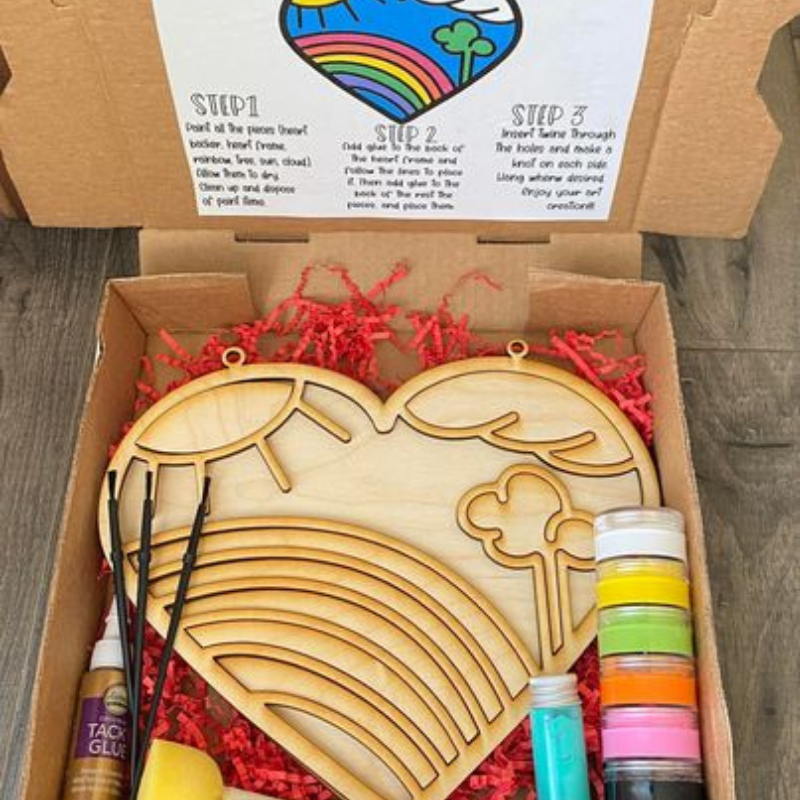 Heart Rainbow DIY Craft Kit