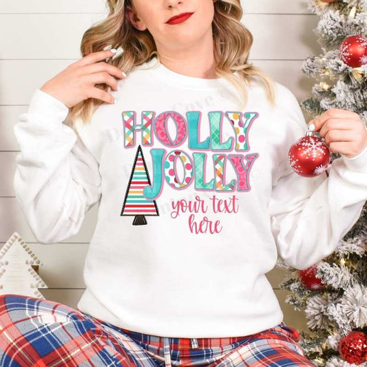 Holly Jolly Personalized Crewneck Sweatshirt