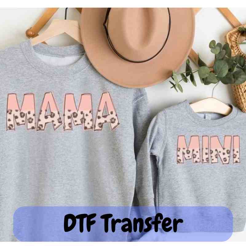 Mama and Mini Boho Leopard  - DTF Transfers