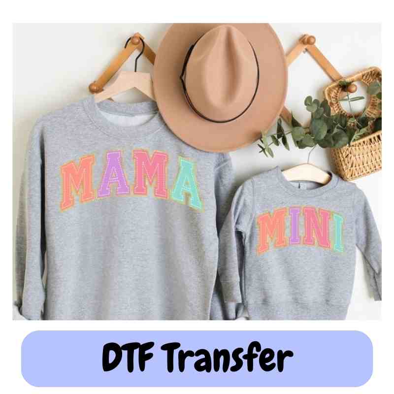 Mama and Mini Varsity Stitch  - DTF Transfers